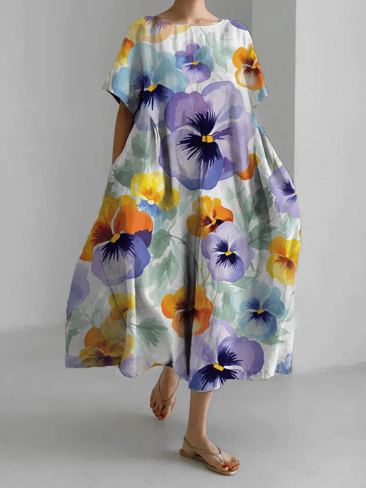 Syrahi - Floral Bohemian Dress