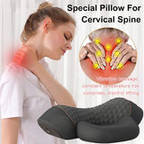 Kiaraspa - 3-in-1 Neck Massager Pillow with Heat, Vibration & Traction