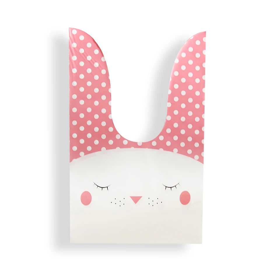 Bunnygift - Cookie Plastic Cute Rabbit Ear Bags (10/20pcs)