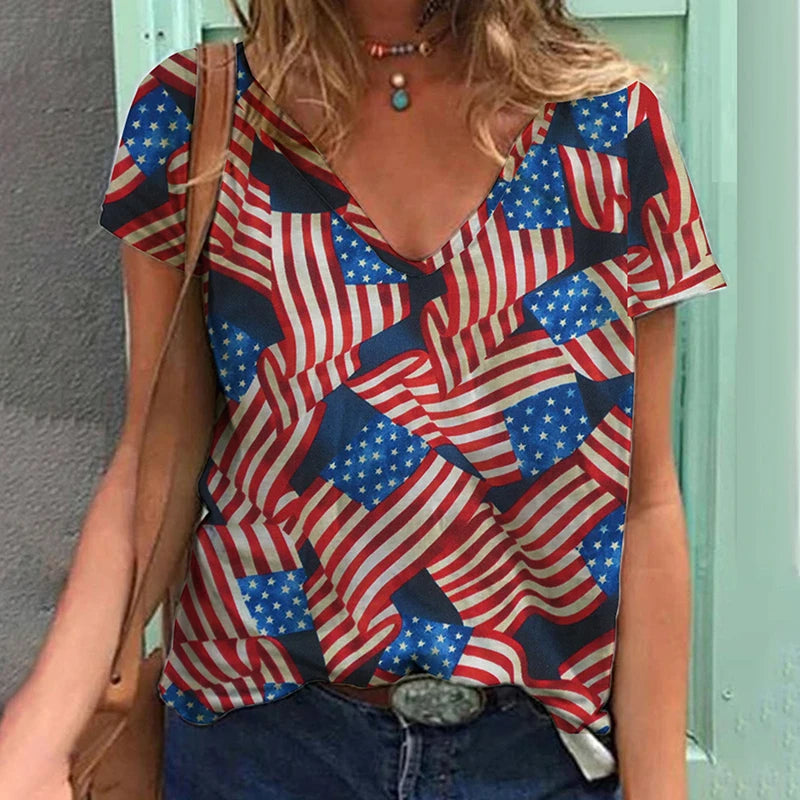 StarVibe - USA Flag Street Tee