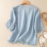 LaceLoom - Vintage Embroidered Blouse