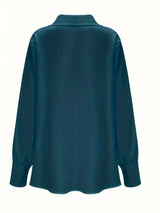 AutumnEase - Elegant Neck Shirt