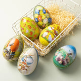 BunZilla - Colorful Easter Egg Candy Box with Rabbit and Chick