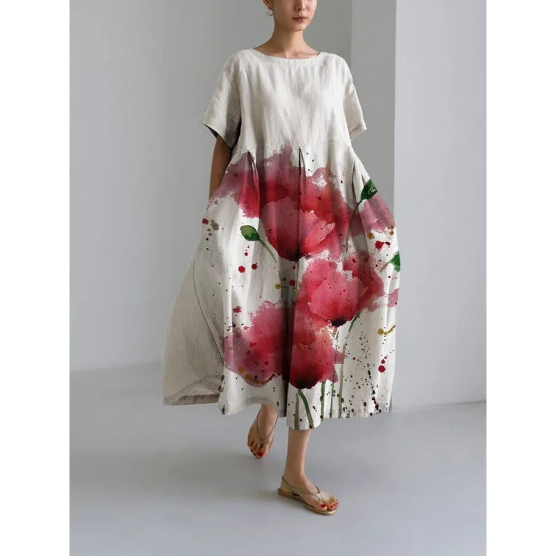 Syrahi - Floral Bohemian Dress