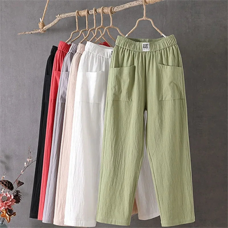 LinoEase - Cotton Linen Pants