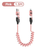 Cellibe - 4 in 1 Spring Fast Charging Cable