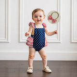 StarSpangle - Girls Patriotic Romper Set