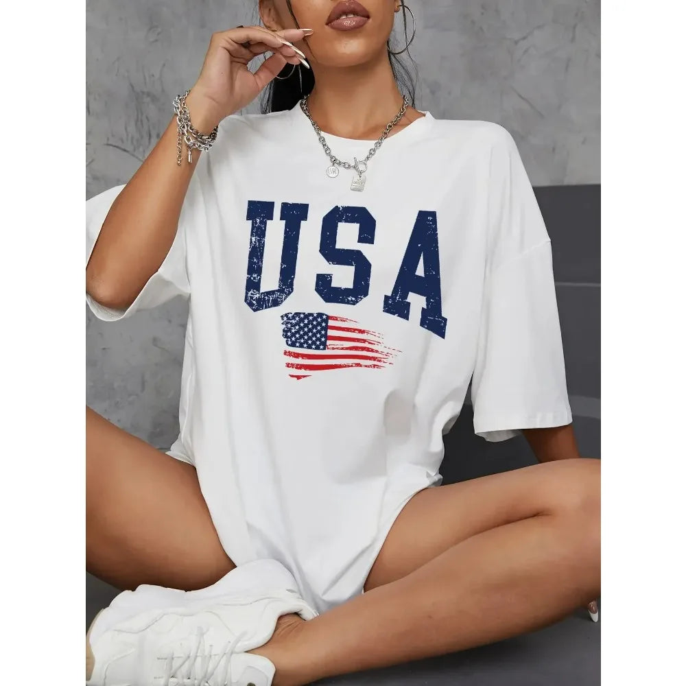 RetroWave - USA Flag Tee