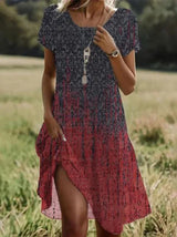 BohoChic Grace - Ethnic Midi Dress