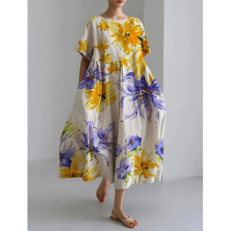 Syrahi - Floral Bohemian Dress