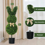 Artifeign - 35" Crafted Bunny Topiary