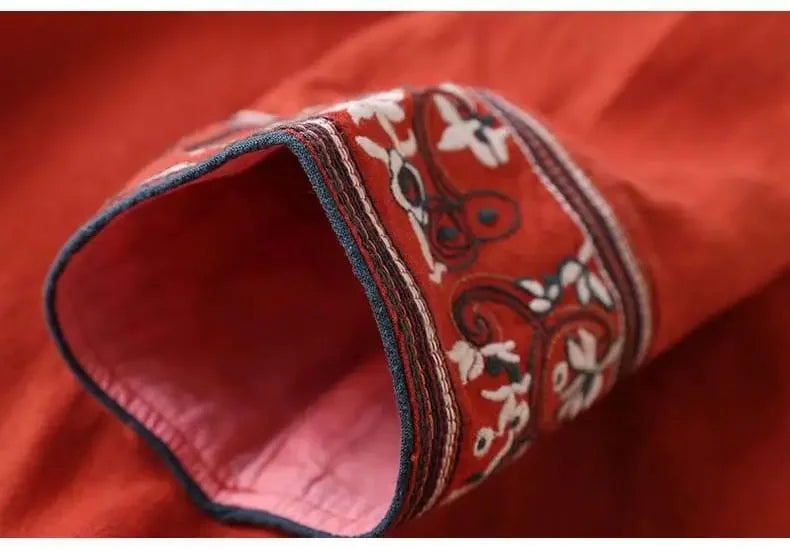 ZenMuse - Ethnic Embroidered Hanfu Top