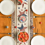 RustiGlory - Patriotic Table Runner