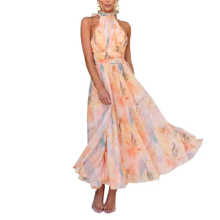 VestiLuxe - Backless Summer Dress