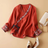 ZenMuse - Ethnic Embroidered Hanfu Top
