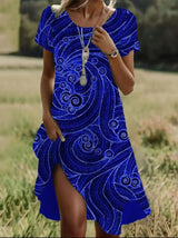 BohoChic Grace - Ethnic Midi Dress