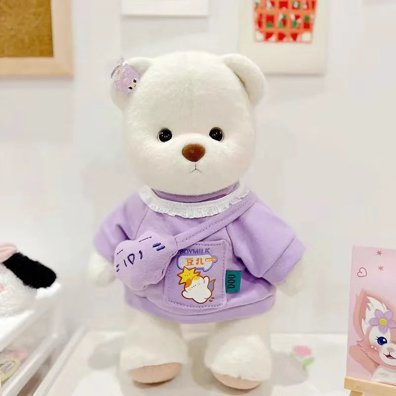 Toylly - Handmade Bear Plush Toy with Dress (30cm)