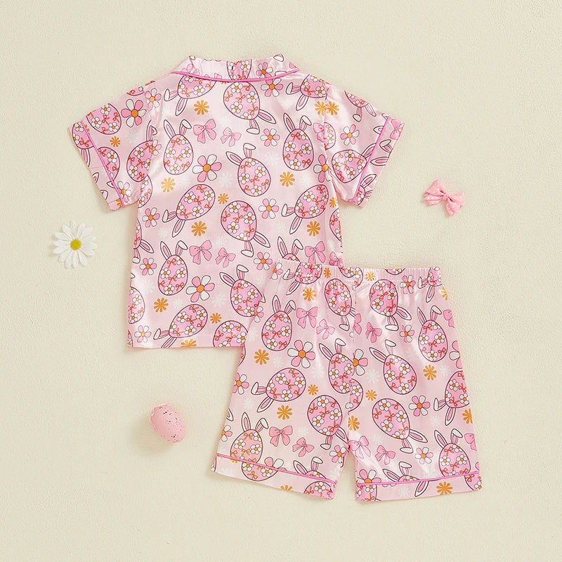 Piggle - Cute Toddler Girl Easter Pajama Set