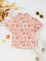 Elven - Children's Easter Short Sleeve Summer Shirt