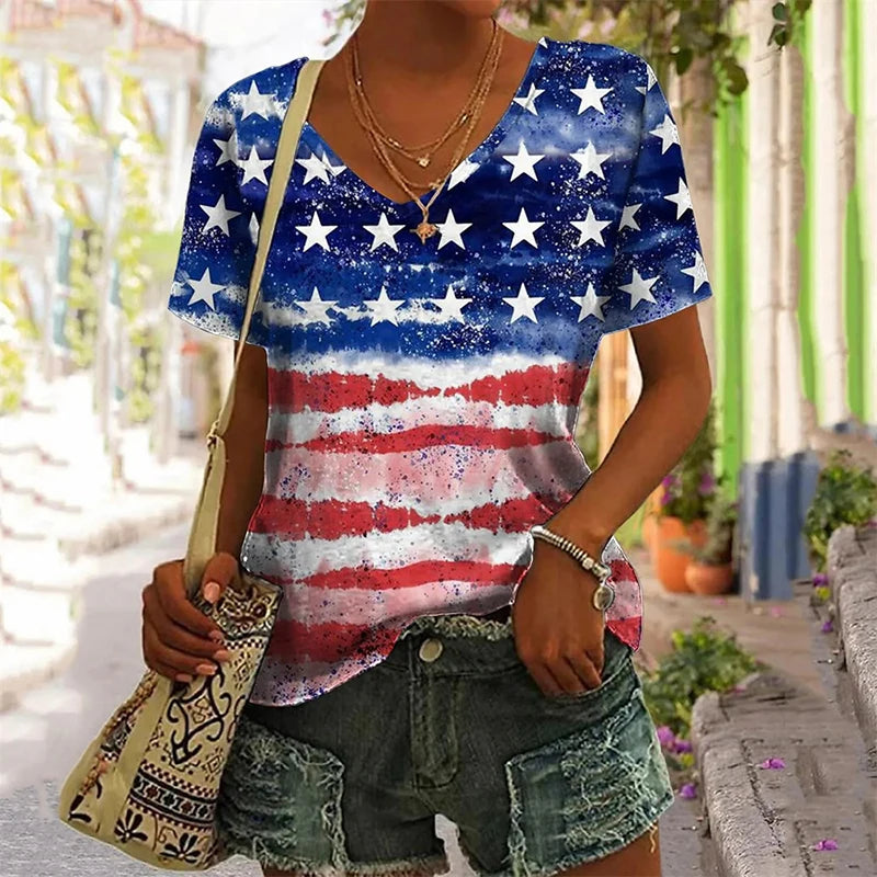 StarVibe - USA Flag Street Tee