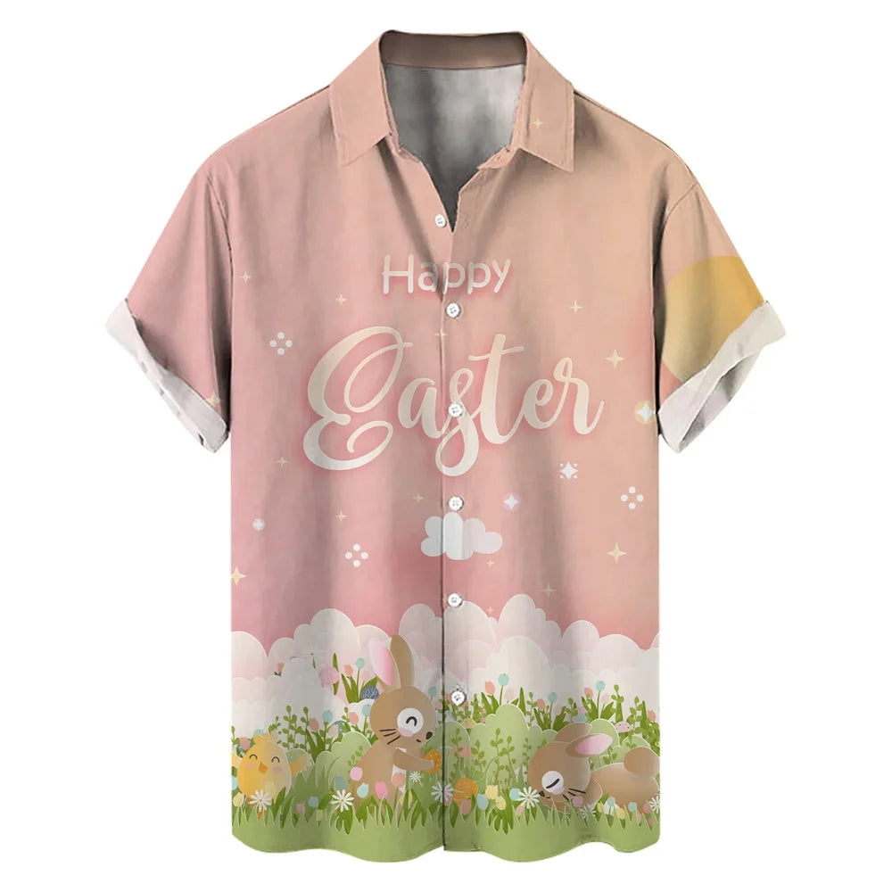 Puamana - Men’s & Women’s 3D Printed Easter Hawaiian Shirt