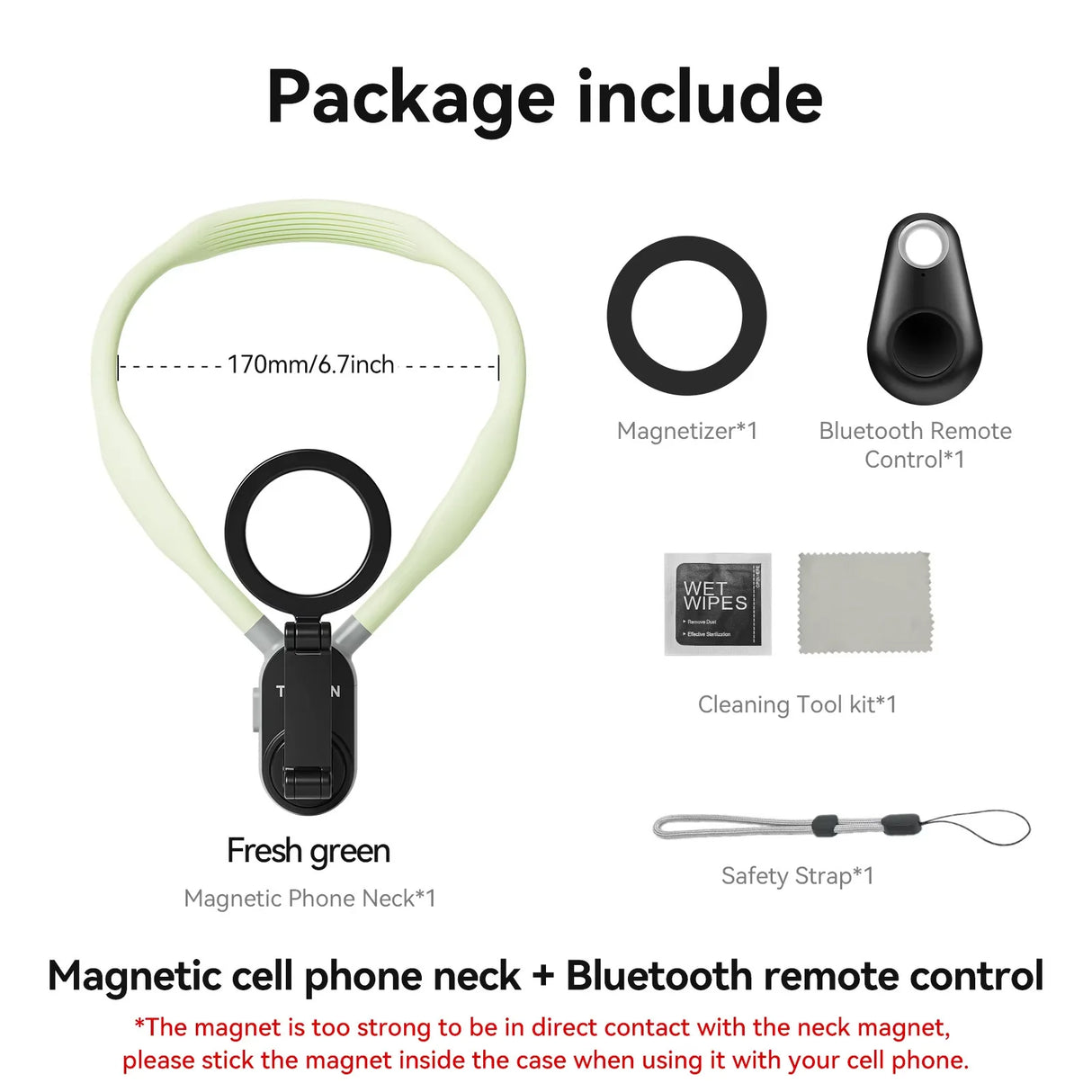 Telpow - Magnetic Neck Mount for Phones