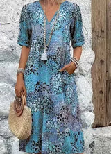 Casola - Women's Vintage Boho Dress