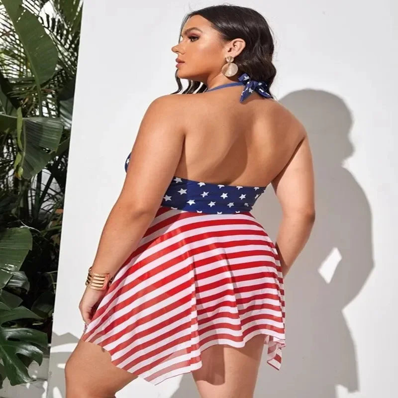CurveWave - Plus Size Bikini Set