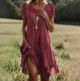 BohoChic Grace - Ethnic Midi Dress