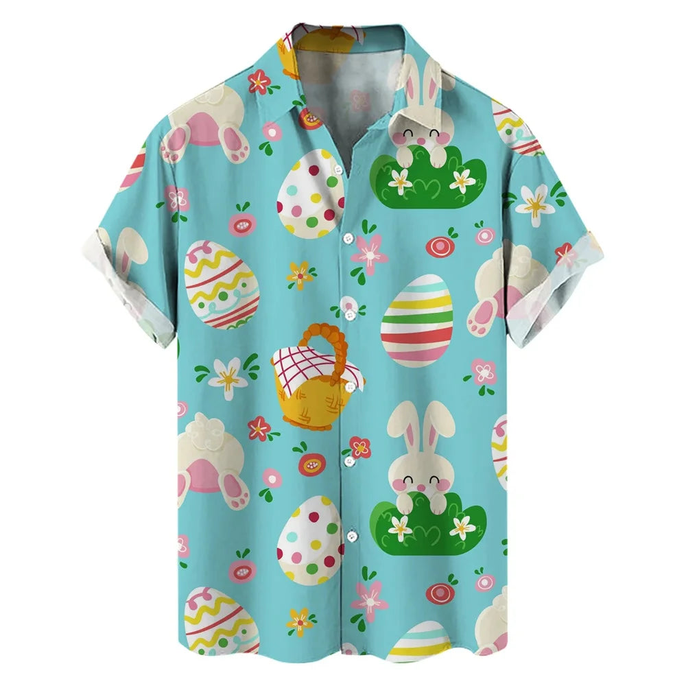 Puamana - Men’s & Women’s 3D Printed Easter Hawaiian Shirt