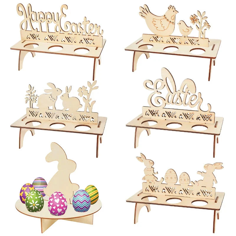 Ptichye - Wooden Easter Egg Holder Shelves