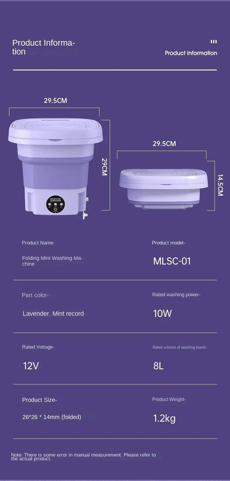 SmartWash - Compact Folding Washer