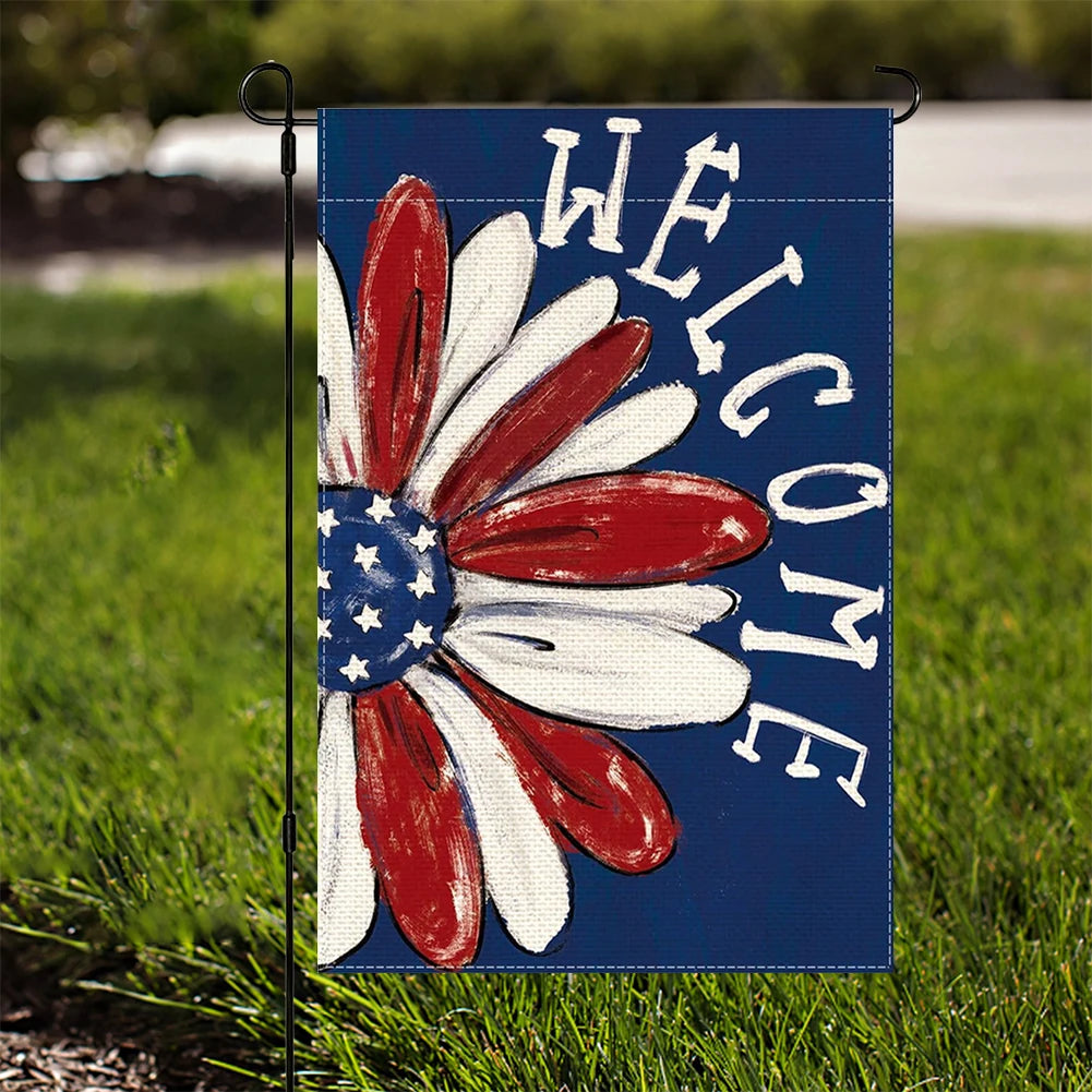 Bloomy - Independence Garden Flag
