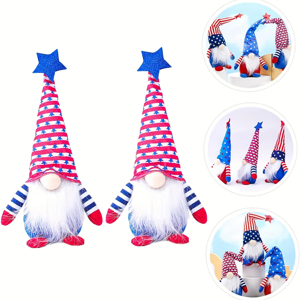 FestiveCharm - Plush Gnome Decorations