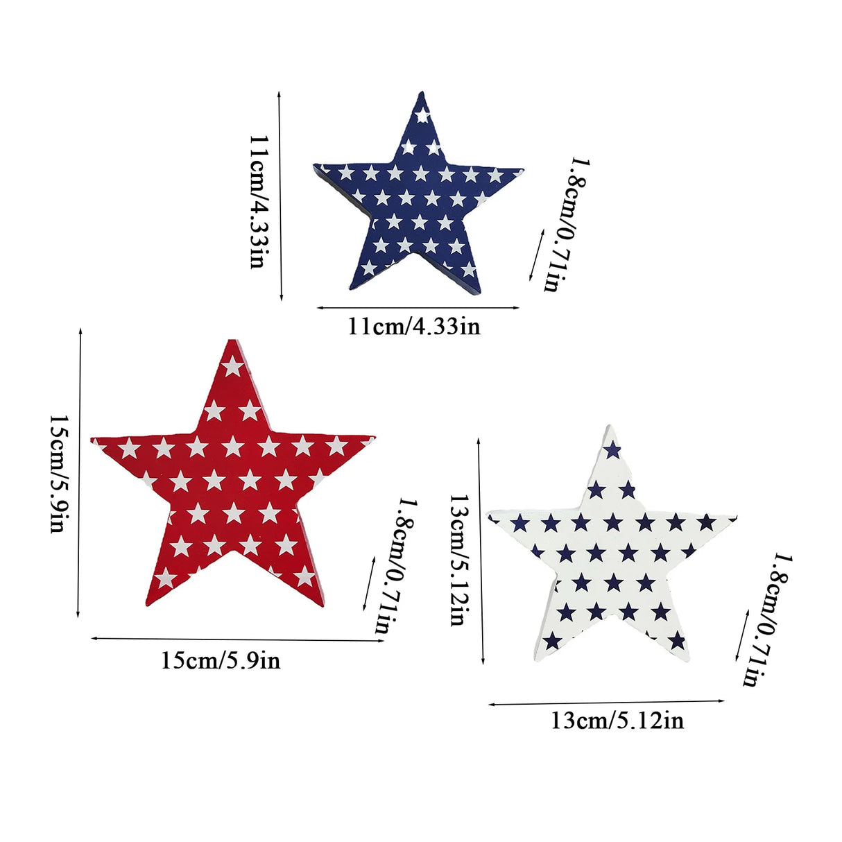 StarSet - Patriotic Wooden Decor