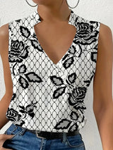 ChicAura - Lace Button Blouse