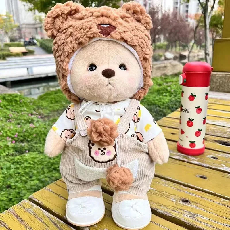 Toylly - Handmade Bear Plush Toy with Dress (30cm)