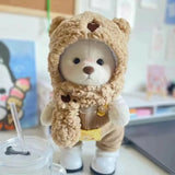 Toylly - Handmade Bear Plush Toy with Dress (30cm)