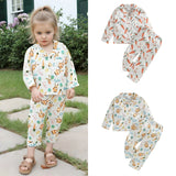 Paebaby - Kids Easter Sleepwear Outfit Pajamas Set