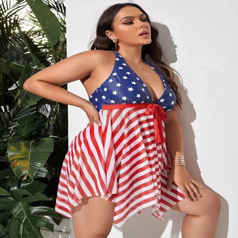CurveWave - Plus Size Bikini Set