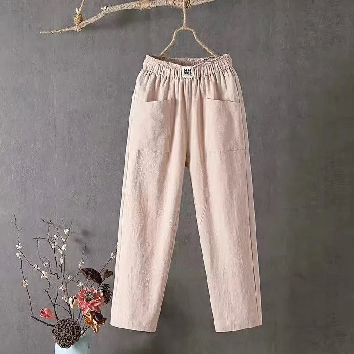 LinoEase - Cotton Linen Pants