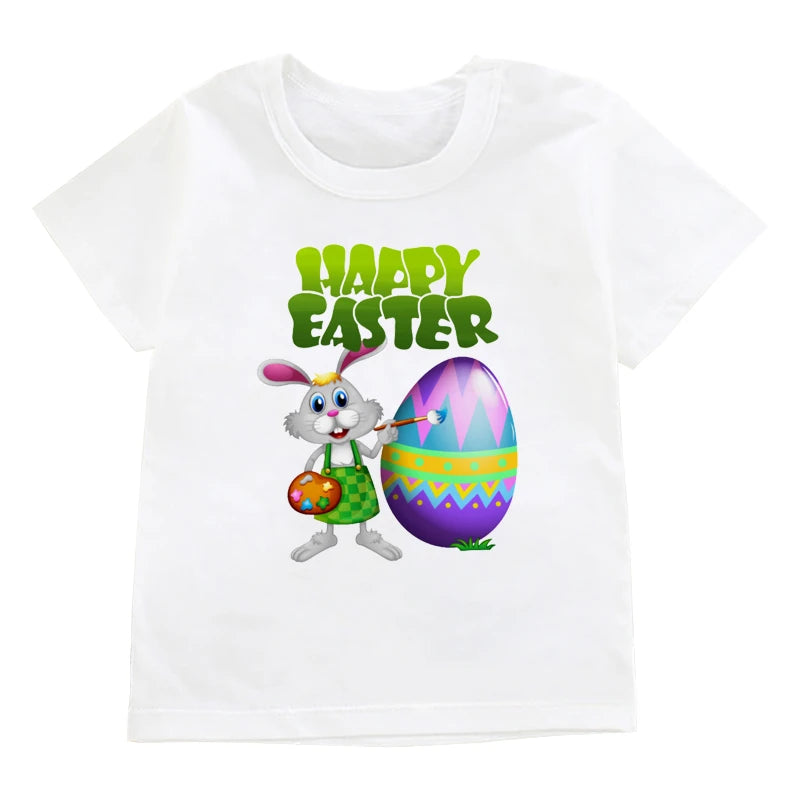 Dadsona - Kids Easter Bunny T-shirt for Sibling Matching Party