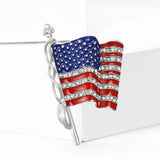 PatriotGleam - USA Flag Brooch Pin
