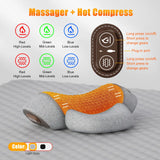 Kiaraspa - 3-in-1 Neck Massager Pillow with Heat, Vibration & Traction