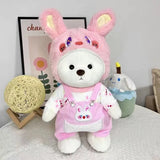 Toylly - Handmade Bear Plush Toy with Dress (30cm)