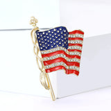PatriotGleam - USA Flag Brooch Pin