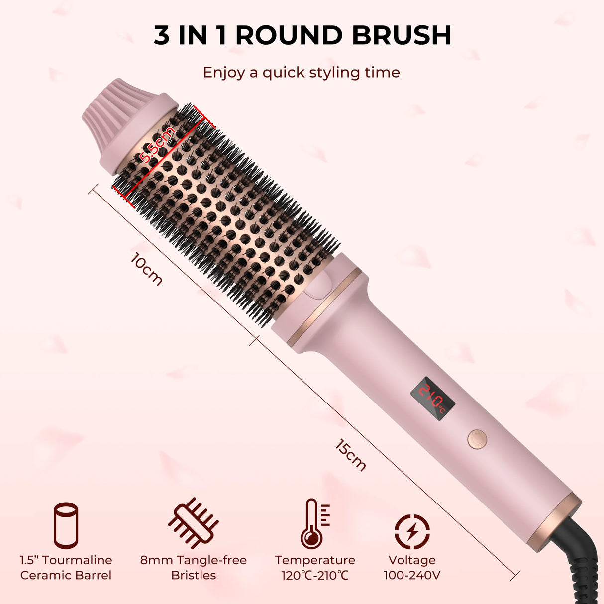 Hinoki - Bella Thermal Brush