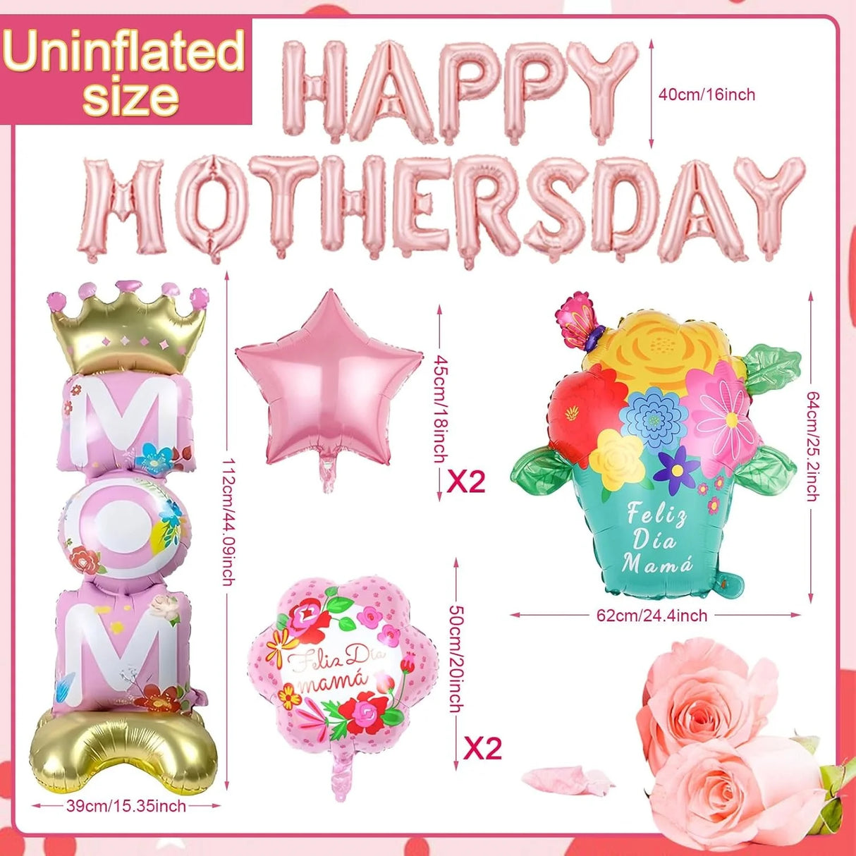 GraceGlow - Ladieswear's Day Balloons