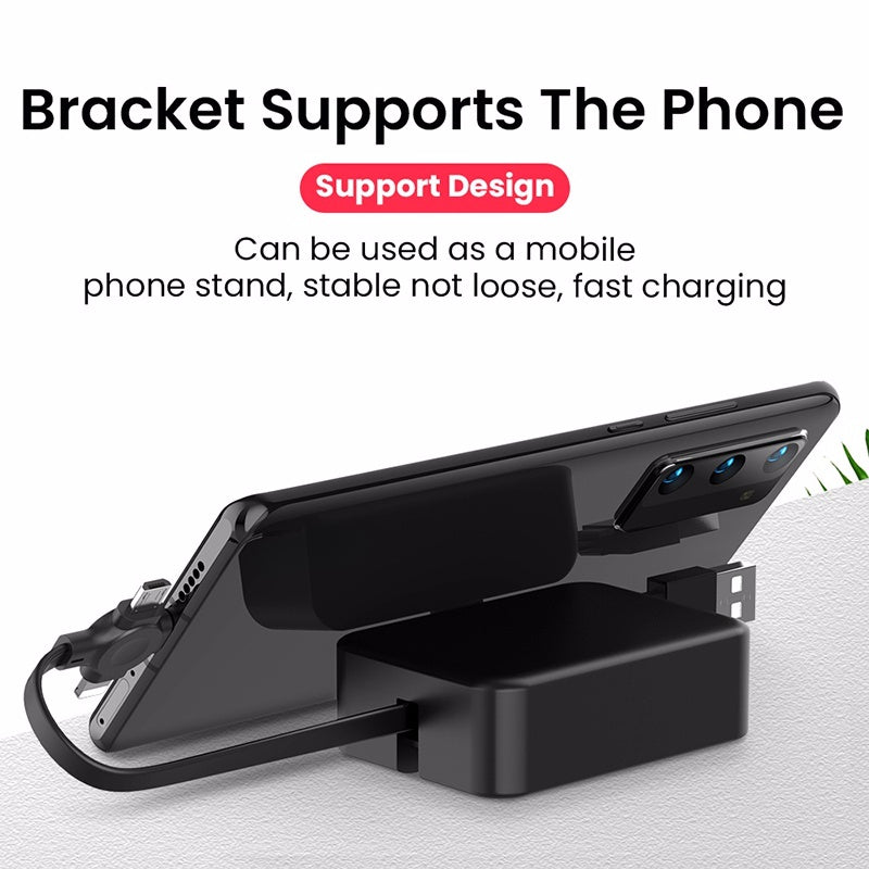 FlexiCharge - 3-in-1 Retractable Cable