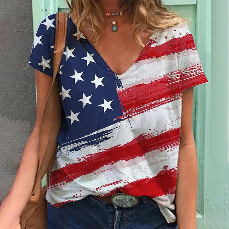 StarVibe - USA Flag Street Tee
